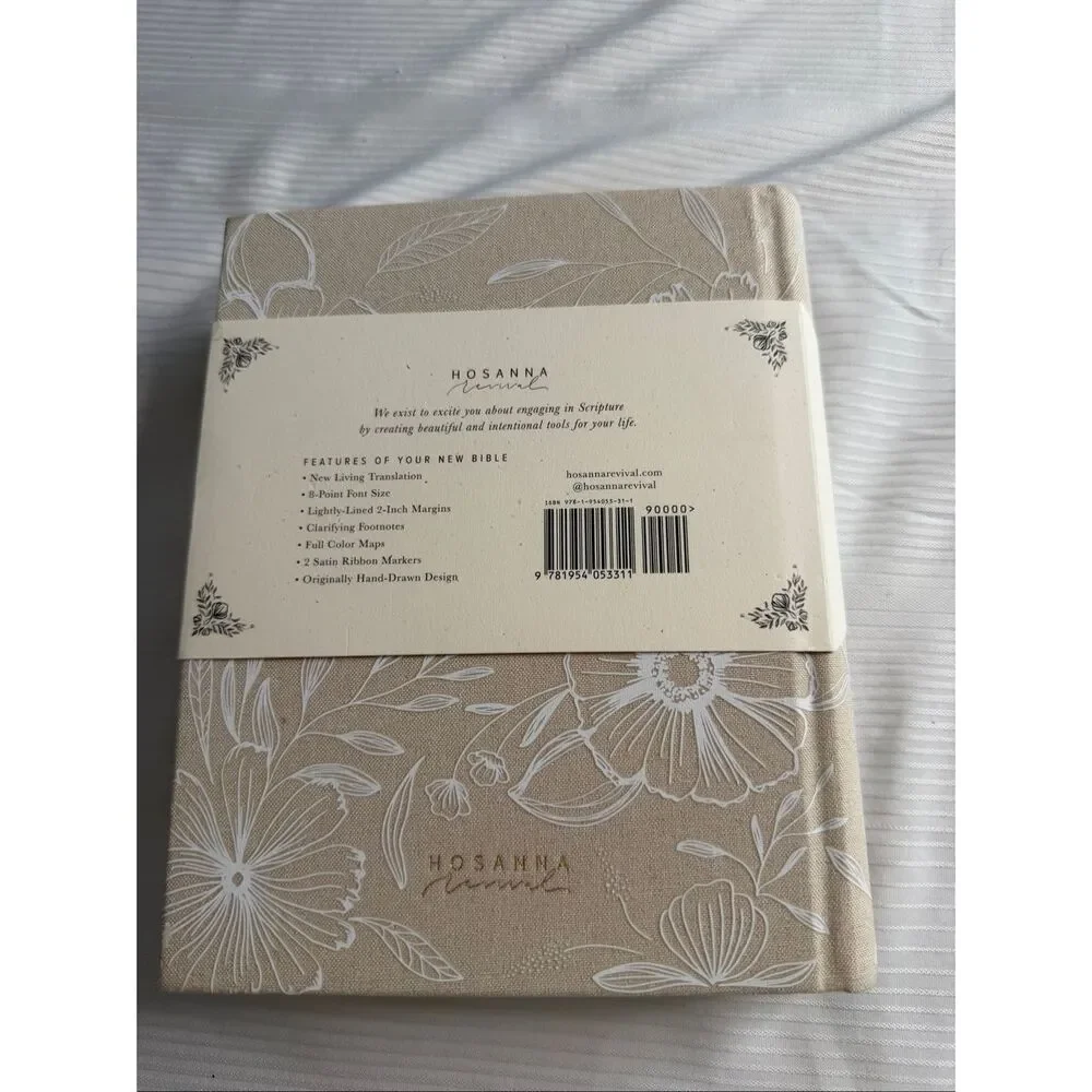 Hosanna Revival NLT Note Taking Bible, Cordova Theme Hardcover